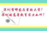 深圳有哪些厲害的大學(xué)？深圳的高等教育實(shí)力如何？